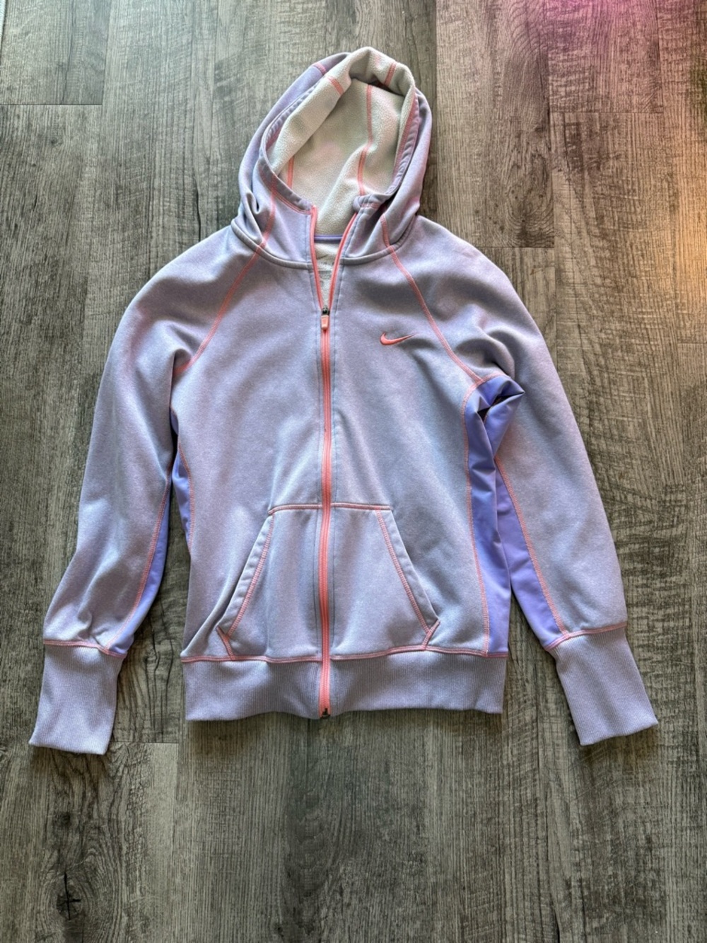 Nike women’s Lavender Zip-Up Hoodie